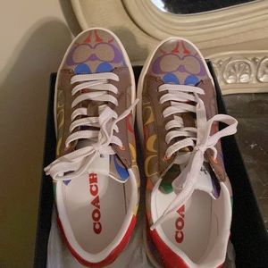 Coach Rainbow signature sneakers